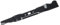 vhbw Ersatz-Messer kompatibel mit Lux B 46, B46 A Rasenmäher - Ersatzklinge Schwarz, Metall