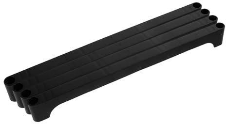 4 Piezas De Bisagras para Armario De Zapatos Accesorios para Muebles Conector De Esquina De Plástico Negro para Muebles Zapatero