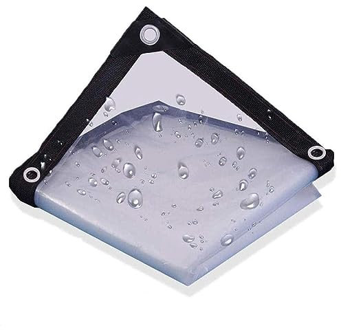 Lona Transparente ZARBAILRE de 2,13 x 0,91 m, Resistente a desgarros y roturas, Impermeable, para remolques, leña, Barcos, caravanas o Piscinas.