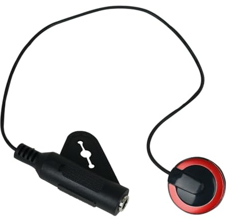 CORHAD Tonabnehmer Akustikgitarre Ukulele Violine Clip On Piezo Mikrofon mit Eq Patch Bohrfreier Pickup Kompakt und Vielseitig für Musiker