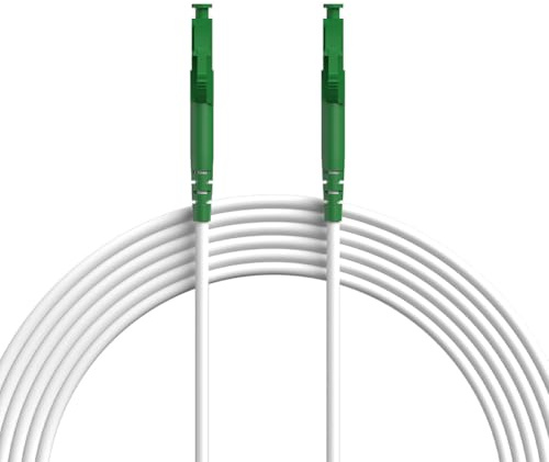 OFFCUP LC/APC to LC/APC Fiber Patch Cable 10m/32.8ft, 10Gb/Gigabit Duplex | 50/125um Multimode Fiber Optic Cable Cord LSZ for SFP Transceiver (32.8ft)