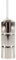 Modern Chrome Cord Pull (Cord Not Included) 40mm Barrel End Weight Ideal for Ceiling Fans, Light Switches, Showers, Roman Blinds, Curtain Pulls & More