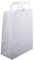 BB-Verpackungen 1000x Papiertragetaschen 180 + 80 x 220 mm weiß | stabile 70 g/m² Grammatur, Papiertüten, Geschenktüten