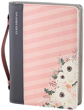 Christian Brands Joyful Expressions Bibelhülle aus veganem Leder, Kunstleder, Es ist gut, 7 x 10-Inch