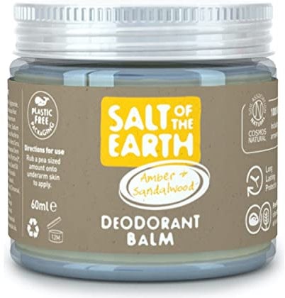 Salt Of the Earth of the earth natural deodorant balm - Amber and Sandalwood - 60g