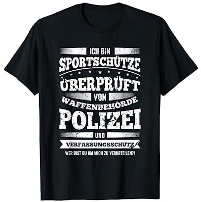 Sportschießen Schütze Sportschütze Schützen Schützenverein T-Shirt