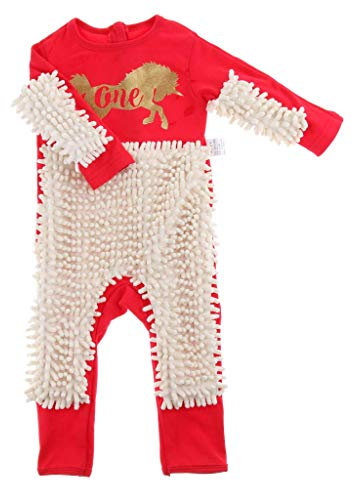 Baby Mop Momper atuendo Unisex Boy Girl Holaces Pisos de limpieza traje de trapeador Otoño Invierno Niños arrastrados Jobsos de Swobs para niños pequeños