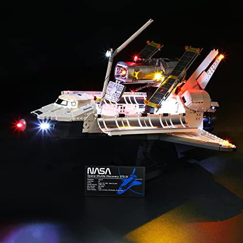 BRIKSMAX LED Beleuchtungsset für Lego Creator Expert NASA Discovery Space Shuttle Discovery kompatibel zu Lego 10283, 147 Stück, 8 Jahre, 14 Jahre