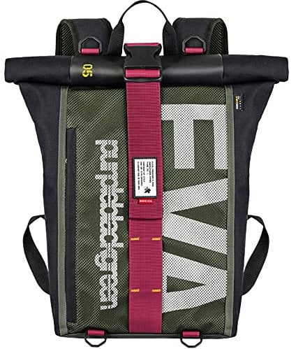 FIREFIRST x RADIO EVA - Evangelion Roll Top Backpack Schule Casual Daypack