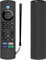 Toshiba/Insignia Fire TV Silikon-Schutzhülle für Fernbedienung, stoßfest, leicht, rutschfest, mit Umhängeband, Schwarz