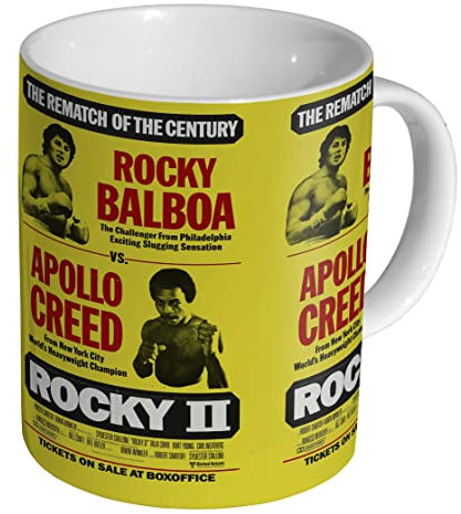 profiles Rocky 2 Fight Poster – Keramik-Kaffeetasse/Tasse