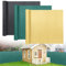 NAIZY Sichtschutzmatte 160x500cm Schermo PVC Balcone Doppio Rinforzo Fascette Rivestimento Frangivento Terrazza Giardino, Verde