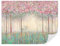 TAPEKO Papel Pintado Infantil 360x250 cm Floreciendo Bosque de cuento de hadas Ciervos Fotomurales para Niños y Niñas Prémium Interior Papel Pintado Pared u62100