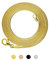 Treuheld® Schlangenkette aus 925 Sterling Silber | Farbe: Gold | Länge: 70cm
