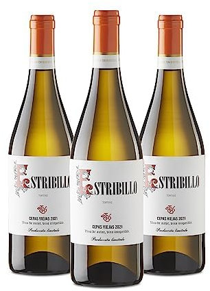 Estribillo - Vino Blanco, D.O Valencia - Bodega Toni Beneito - Con certificacion Vegano Pack botellas, 750 ml Vino Blanco seco, Vinos blancos (3)