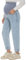 Poshglam Jeans denim de maternité confortable, extensible et recouvrant le ventre, tailles S-XXL, Taille L