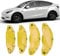 Bewinner Für Model Y Car Caliper Cover Sportlich - 4 Stück Gelb Rot Radnabe Bremssattelabdeckungen, Bremssattel Schutz für 19in/20in Nabe Y 2017-2023 (Gelb)