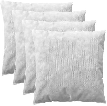 Goliez Kissenfüllung 2er Set Kissen für Bett Kopfkissen Innenkissen Dekokissen Sofakissen Zierkissen Füllung (2, Weiß, 50x50 cm)