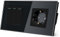 TAWOIA Lichtschalter mit Steckdose 3 Fach 1 Weg Glas Platte Unterputz Taste Schalter mit Schuko Steckdose 16 Amp 86 * 157mm Schwarz Wechselschalter