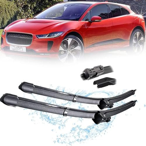 TMZWJ Scheibenwischer Für Jaguar I-Pace X590 2018-2022 Autofenster Frontscheibenwischerblätter Geräuschloses Wischerblätter Auto Zubehör