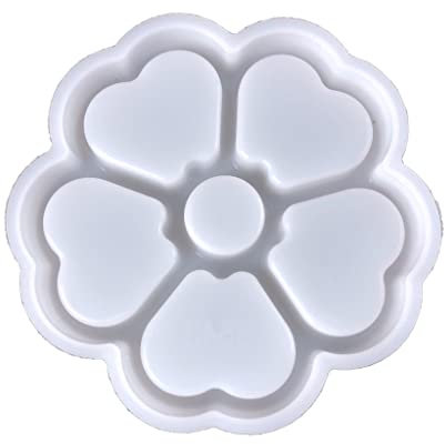 Silikonform mit Blumenherz, Fisch, Süßigkeitenform, Kunstharz, Modeschmuck, Aufbewahrungsbox, Epoxidharz, Gießform