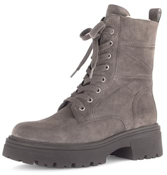Gabor Damen Combat Boots, Frauen Stiefeletten,uebergangsschuhe,uebergangsstiefel,schnürstiefel,Winterstiefel,Winterschuhe,Mohair,39 EU / 6 UK