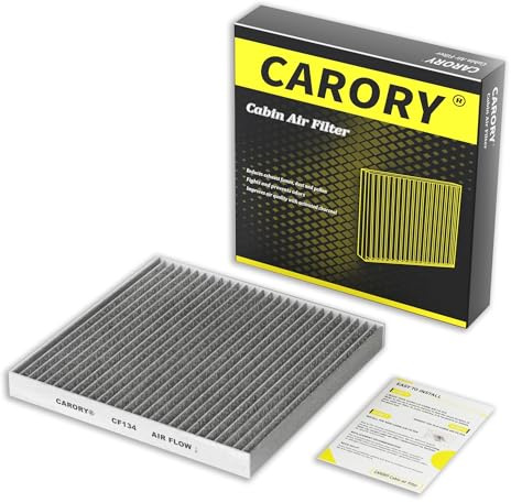 CARORY Innenraumfilter mit Aktivkohle für ausgewählte Honda, Acura Modelle 2001–2024 – Accord, Civic, Crosstour, CRV, Odyssey, Passport, Pilot, Ridge Line, MDX, RDX, RL, RLX, TL, TLX, TSX, ZDX