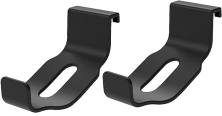 TINEASUR 2pcs Storage Bracket Game Controller Bracket Headphone Hanging Bracket Headset Bracket Simple Headset Display Rack Household Headset Holder Headset Desk Stand Abs Black
