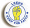 Leeds Keep The Faith Northern Soul Fridge Magnet (Circular 2inch / 50mm Diameter)