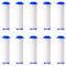 Lyreh 10pcs Filtres de Pommeau de Douche pour Drivse, 7,5 x 2,4 cm en Coton PP Remplacement pour Cartouche Filtrante Compatible avec Drivse