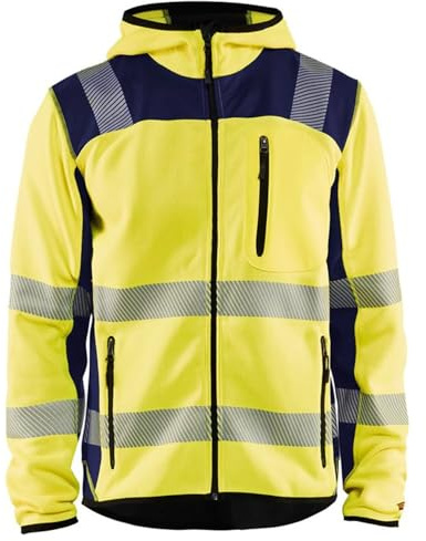 Blaklader 49232120 GESTRICKTE HOCHVISKOSE-JACKE, Gelb/Marine, grootte XS