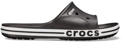Crocs Unisex Erwachsene Bayaband Slide Badeschlappen, Black/White, 38/39 EU