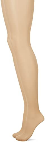 Charnos Collant Brillant 10 Deniers, 10 DEN, Champagne, L Femme