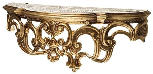 artissimo Barock, Konsole, Wandkonsole, Spiegelkonsole, Ablage, Antik Ornamente Cp72 50x20x24 Gold