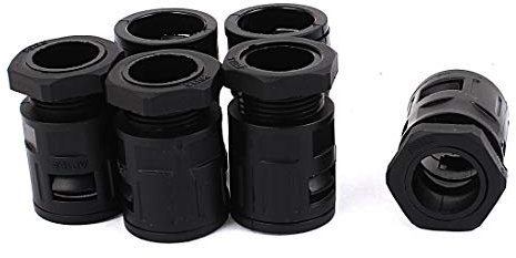 Aexit 6Pcs PG13.5 Raccordo rapido per filettatura rapida per conduit corrugato AD18.5 ID: 182180