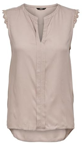 ONLY NOS Damen onlKIMMI S/L TOP WVN NOOS Top, Adobe Rose,36
