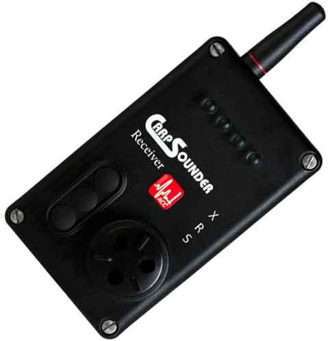 Carp Sounder XRS Acc Funkempfänger - Receiver für Funkbissanzeiger, Funkreceiver für Karpfenbissanzeiger, Empfänger für Bissmelder