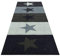 HOMEFACTO:RI Küchenläufer Küchenteppich Teppichläufer Brücke Sterne Stars | waschbar, Größe:ca. 60 x 180 cm, Designs:Sterne | bunt
