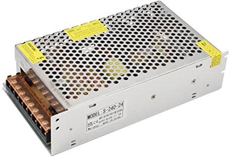 DC 24V 10A Schaltnetzteil Transformator Netzteil 24 Volt 240W AC 110/220V für LED-Streifen, Industrielle Automatisierung, Sicherheitssystem