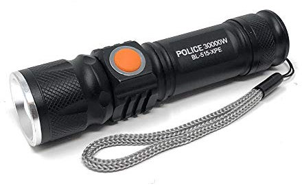 LED USB Taschenlampe Polizei Swat Wiederaufladbare Cree 1200 Lumen