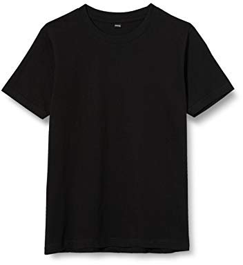 Build Your Brand By116-kids Basic Tee T-Shirt, Nero, 122 cm-128 cm Bambino