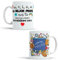 OyC Original y Creativo Taza para Profe- Taza Aquí Bebe la Mejor Profe del Mundo - Taza Regalo para la Profe - Taza con Frase y Dibujo (PROFE)