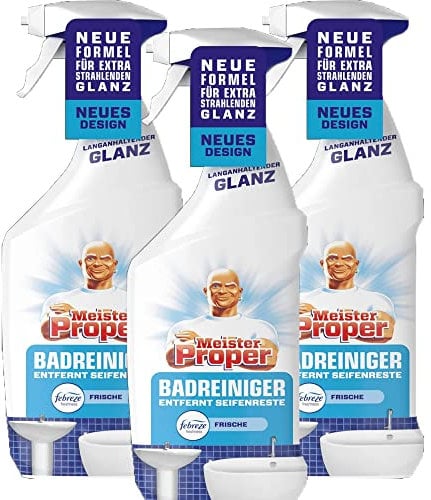 3er Pack - Meister Proper Badreiniger mit Frischeduft 800ml Mr. Proper (3 x 800ml)