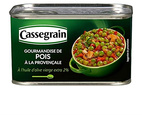 CASSEGRAIN - Gourmandise De Pois À La Provençale 375G - Lot De 4