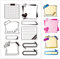 GLOBLELAND Haftnotiz Transparente Stempel für Scrapbooking Erinnerungen Klare Stamps To-do-Liste Silikonstempel Für Kartengestaltung DIY Prägung Journaling