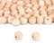 Vaessen Creative 11006-005 Unbehandelte Holzperlen, ø 18 mm, 100 Stück, Runde Perlen zum Basteln von DIY handgefertigte Dekorationen Schmuck Handwerk, Holz, Piece