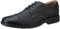 Clarks Herren Clarkslite Cap Oxford, Black Leather, 47 EU