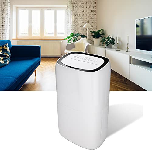 Tubiaz Deumidificatore 26 l 24 h, capacità di deumidificazione per ambienti ca. 20-30 m², con 4 modalità di funzionamento, suggerimenti di temperatura del colore, funzionamento timer,