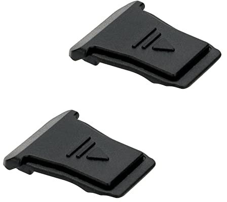(2 Pack) JJC Hot Shoe Cover pour Canon EOS R3 R5II R5C R6II R7 R8 R10 R50, Conserve la Function Flash Intégrée Protection Contre la Poussière et Les Taches Remplace Canon ER-SC2