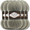 Hobby YARN Alize Superlana Klasik 5 x 100 g Türkische Premium Wolle Baumwolle und Acryl Uni Handstrickgarne Yarn Garn Strickgarn Baby zum Stricken Strickgarn (Green Almond | 138)